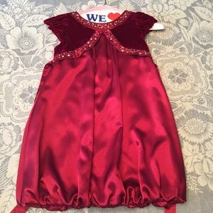 Christmas Dress Size 6 (Biscotti)